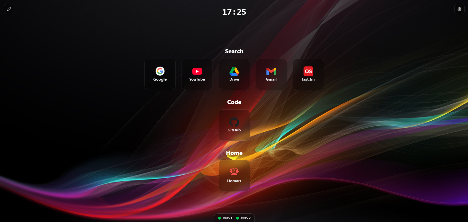 Vision Start with the Dark background